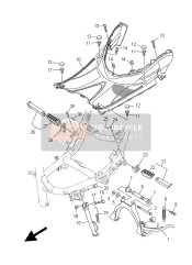 52BF74330000, Cover, Rear Footre, Yamaha, 0